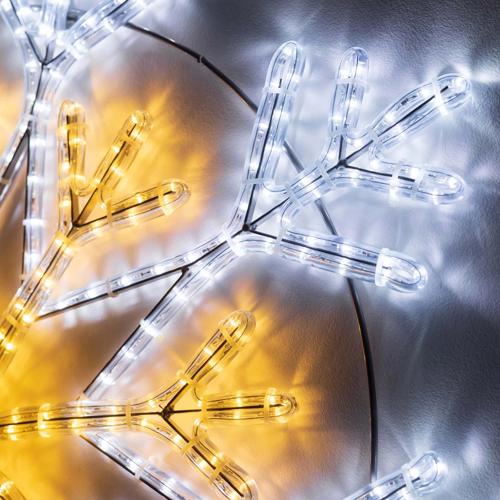 Световая Фигура ARD-SNOWFLAKE-M12-900x900-576LED White/Warm (230V, 36W) (Ardecoled, IP65) 034262 - Viokon.com