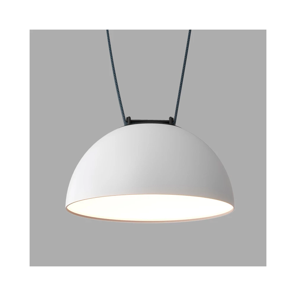 DK5660-WHBK Cветильник для трека-ремня Belty Smart серия Flow со светодиодом D220H117мм 48V DC 24W RA90 120 3000-5700K IP20 белый с черным алюминий - Viokon.com