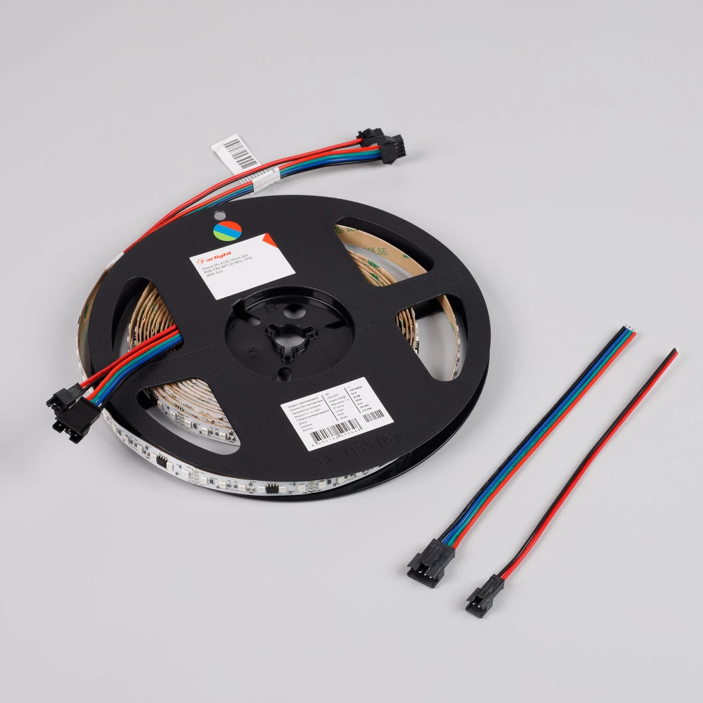 Лента SPI-A120-10mm 24V RGB-PX6-BPT (23 W/m, IP20, 2835, 5m) (Arlight, бегущий огонь) 046871 - Viokon.com