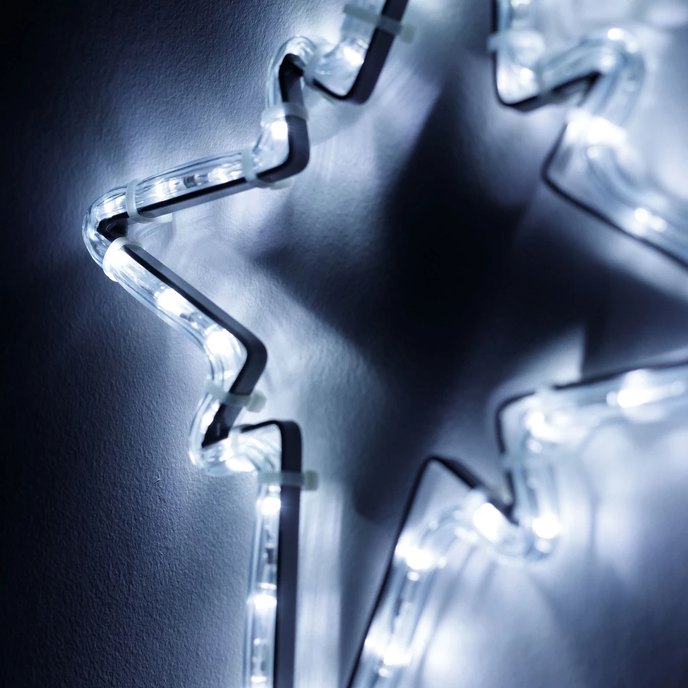 Фигура cветодиодная ARD-STAR-M3-380x250-36LED White (230V, 2.5W) (Ardecoled, IP65) 034246 - Viokon.com
