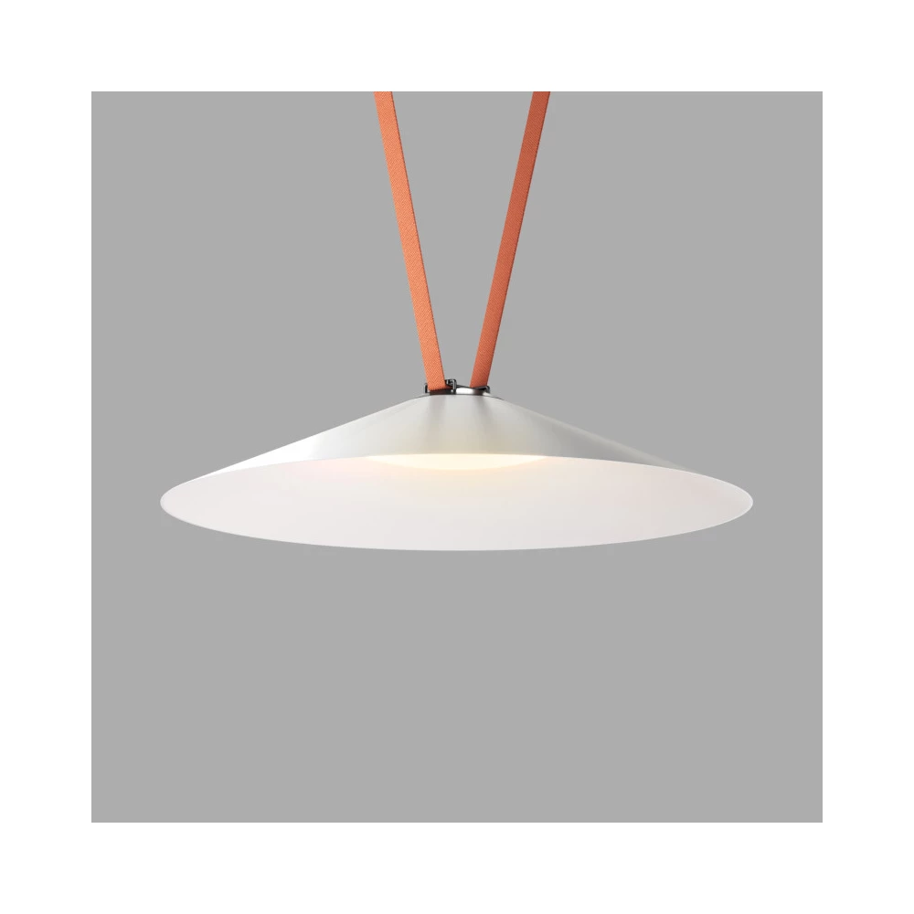 DK5569-WHBK Cветильник для трека-ремня Belty серия Flow со светодиодом D600H122мм 48V DC 24W RA90 120 3000K IP20 белый с черным алюминий - Viokon.com