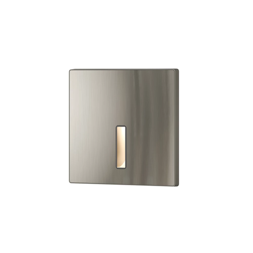 DK1030-NI Светильник встраиваемый в стену IP 20 LED 3000K 3 Вт никель алюминий - Viokon.com