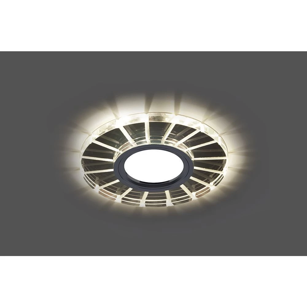 Светильник встраиваемый с LED подсветкой Feron CD982 потолочный MR16 G5.3 прозрачный, хром (32439) - Viokon.com