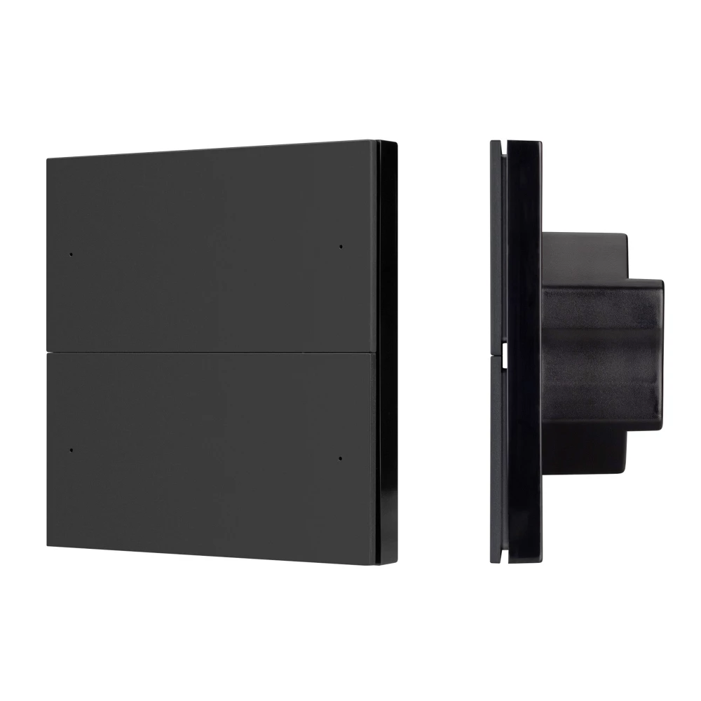 INTELLIGENT ARLIGHT Кнопочная панель SMART DALI-301-22-4K-D2-IN Black (BUS, Frameless) (IARL, IP20 Пластик, 5 лет) 060976 - Viokon.com