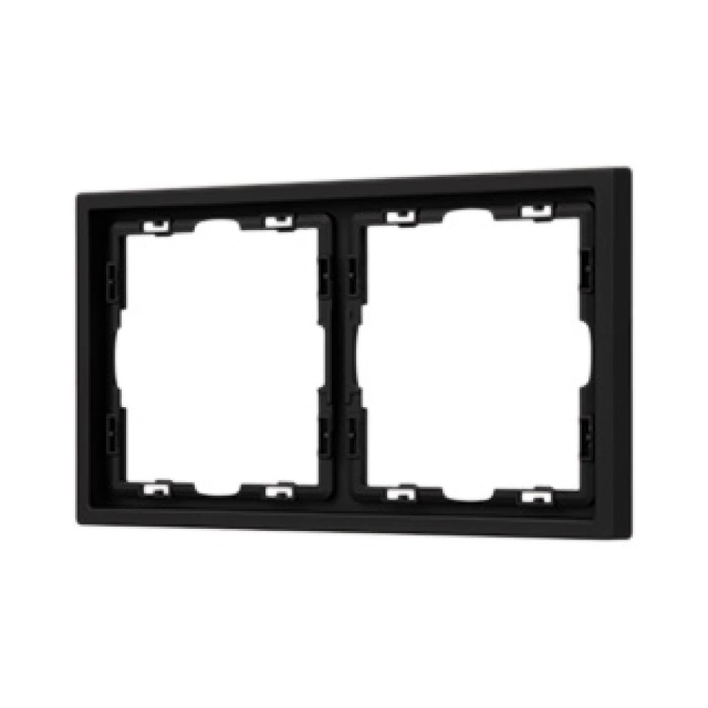 Рамка пластиковая FRM-NOBE-SFPL-2-BK (Arlight, Черный оникс) 054216 - Viokon.com