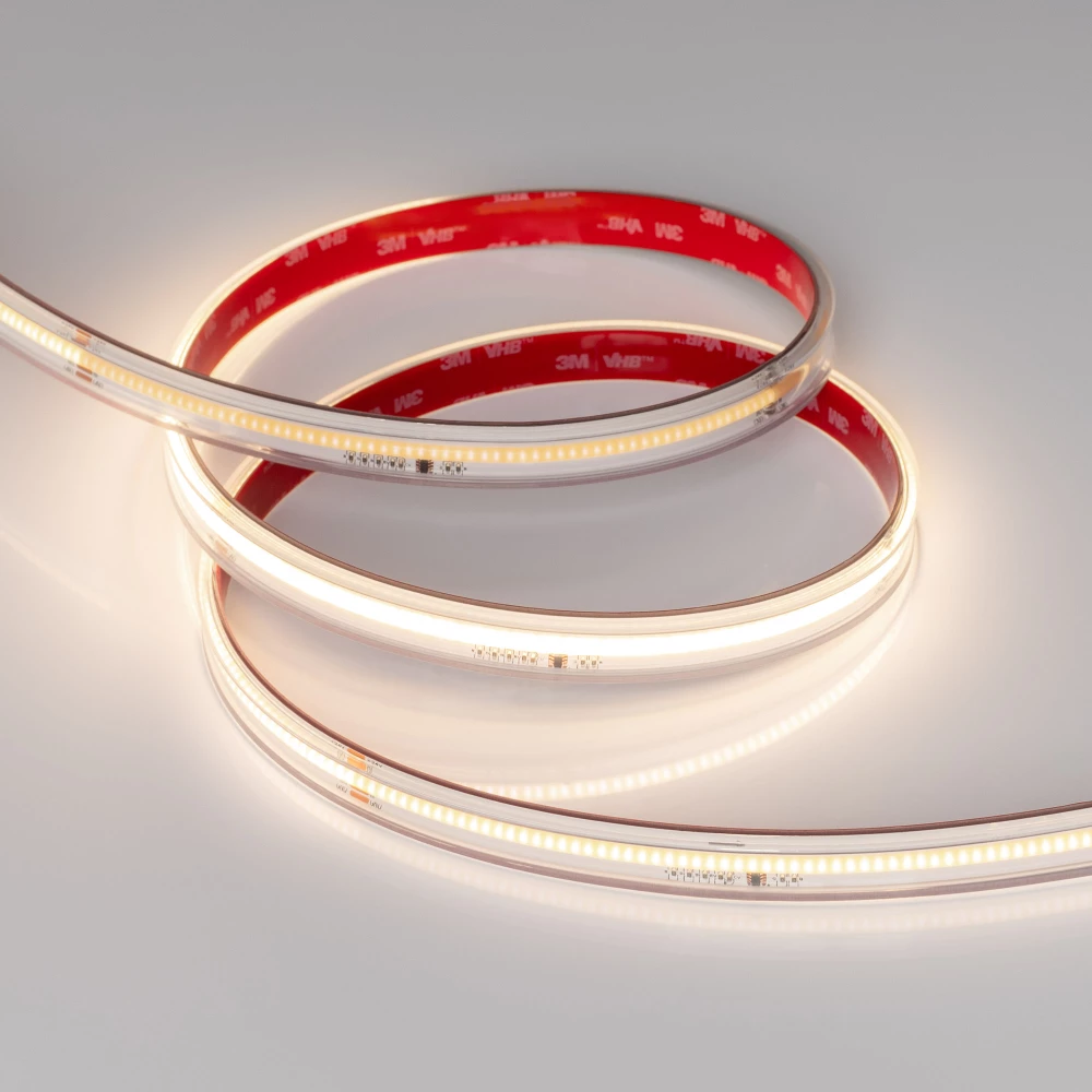 Лента герметичная SPI-COB-PS-X378-14mm 24V Warm3000-PX63-BPT (7 W/m, IP67, 5m) (Arlight, бегущий огонь) 041742 - Viokon.com