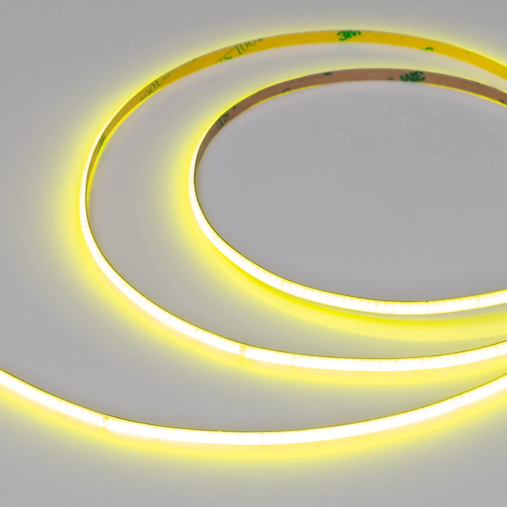 Лента COB-X480-4mm 24V Yellow Volt (4 W/m, IP20, 5m) (Arlight, -) 046916 - Viokon.com