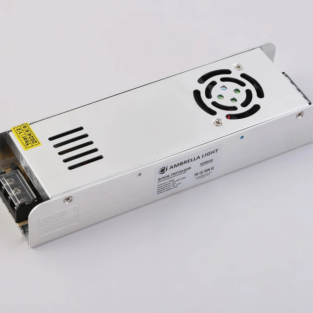Блок питания с EMC для светодиодной ленты 12V 360W 30A IP20 185-260V 223*67*40 GS8656 GS8656 блок питания 12V 360W 30A IP20 185-260V EMC 223*67*40 - Viokon.com
