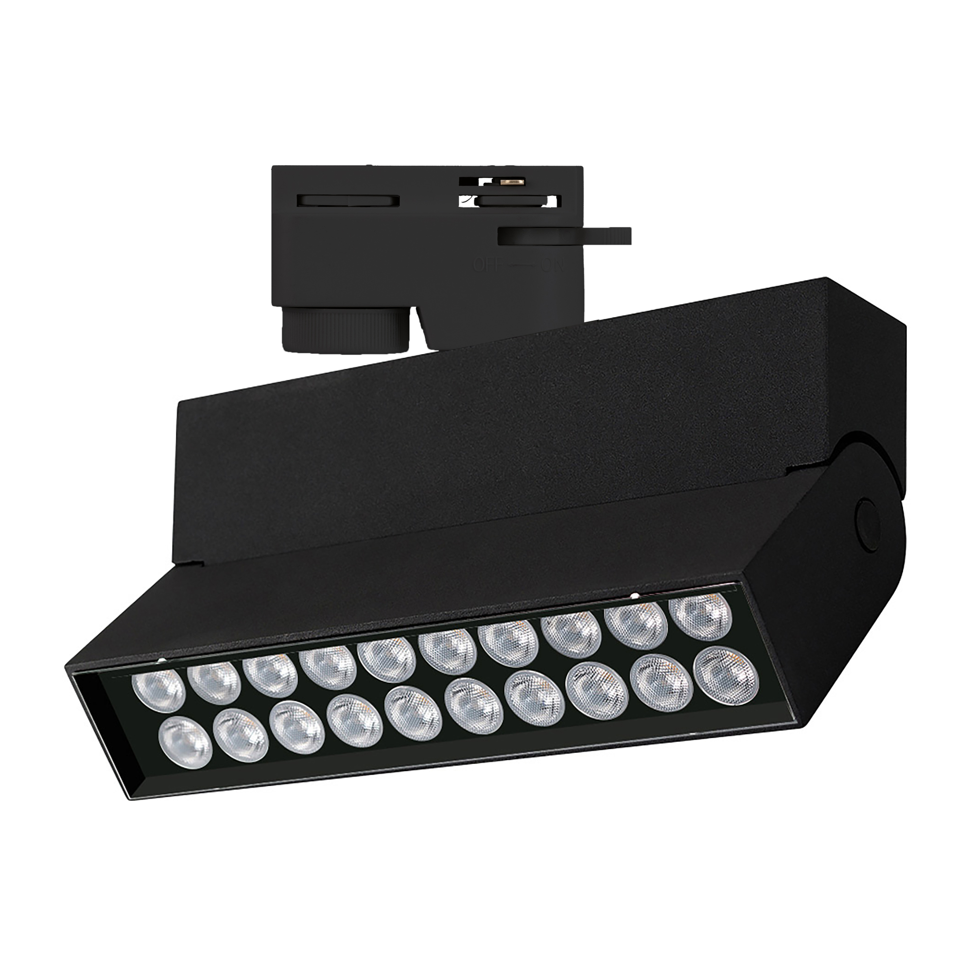 Светильник LGD-LOFT-TRACK-2TR-S170-10W Warm3000 (BK, 24 deg, 230V) (Arlight, IP20 Металл, 3 года) 036469 - Viokon.com