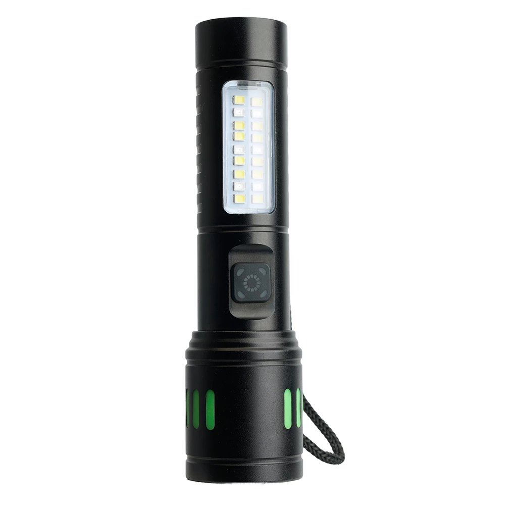 Фонарь ручной Feron TH2411 с аккумулятором TYPE-C ZOOM (51619) - Viokon.com