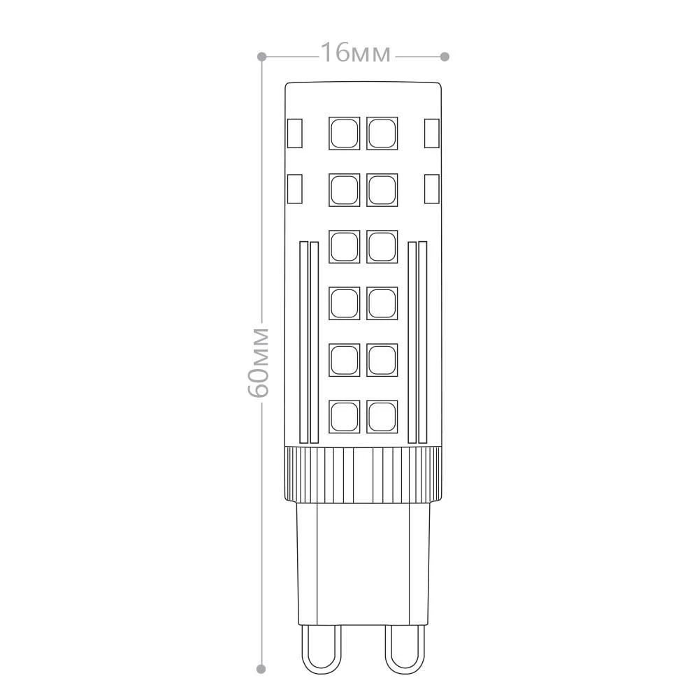 Лампа светодиодная Feron LB-433 G9 7W 175-265V 2700K (25766) - Viokon.com