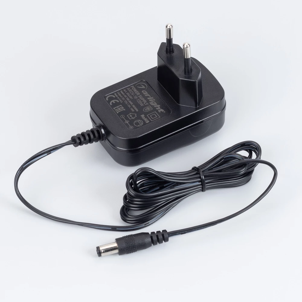 Блок питания ARDV-18-12BW (12V, 1.5A, 18W) (Arlight, Адаптер, 3 года) 034281 - Viokon.com