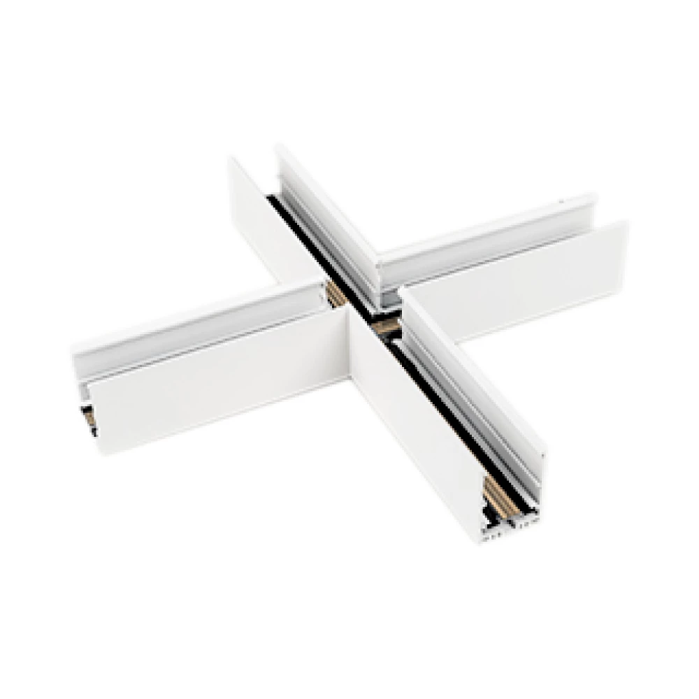 Коннектор крестовой MAG-CON-4563-X90 (WH) (Arlight, IP20 Металл, 5 лет) 026930 - Viokon.com
