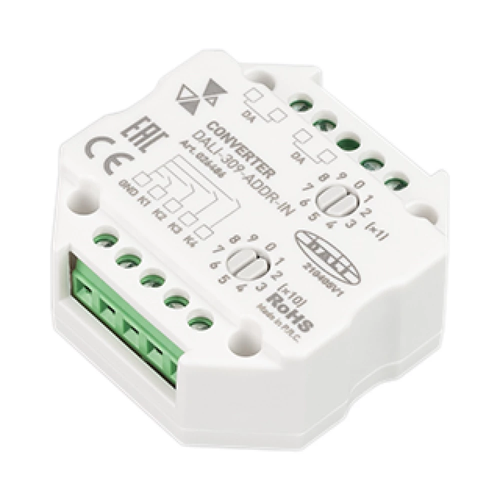 INTELLIGENT ARLIGHT Конвертер DALI-309-ADDR-IN (DALI bus) (IARL, -) 026486 - Viokon.com