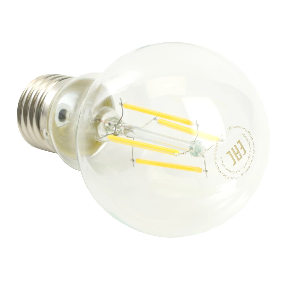 Лампа светодиодная Feron.PRO LB-1106 Шар E27 1000LM 6W 175-265V 6400K (48891) - Viokon.com