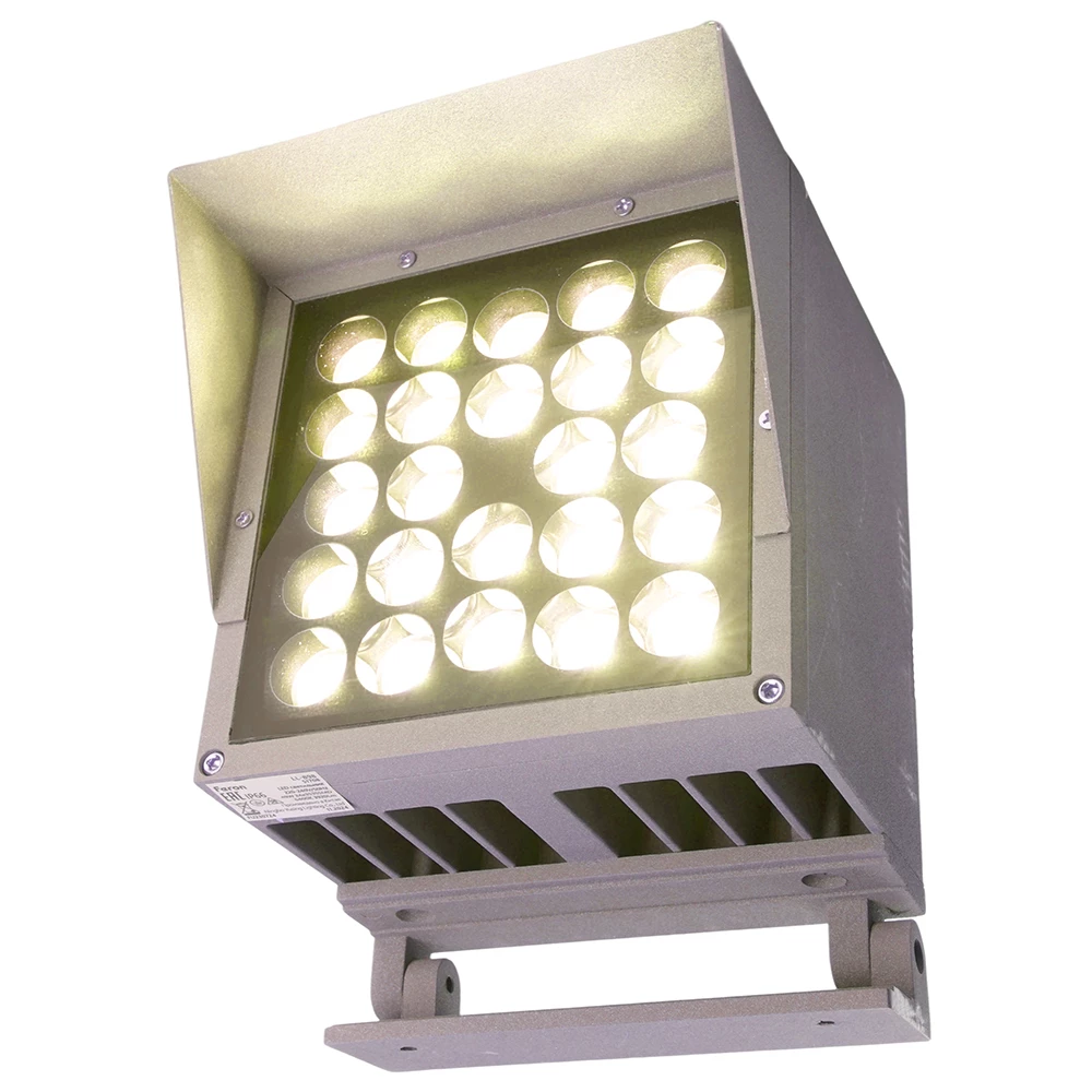 Светодиодный светильник ландшафтно-архитектурный Feron LL-898  AC220-240 49W 2700K IP66 квадрат (51707) - Viokon.com