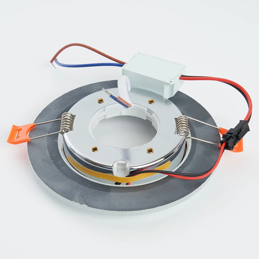 Светильник встраиваемый с белой LED подсветкой Feron CD5023 потолочный GX53 без лампы, матовый (40522) - Viokon.com