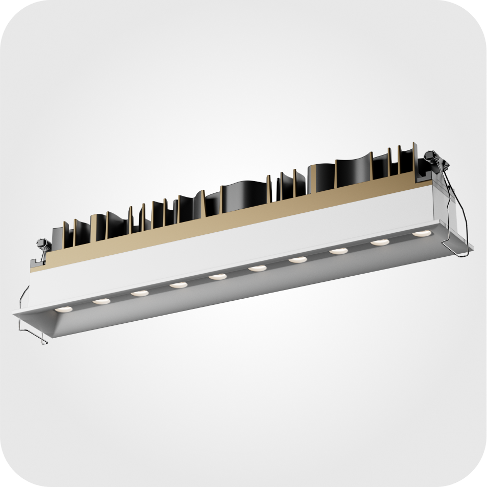 Встраиваемый светильник SNELLO L WH - Viokon.com