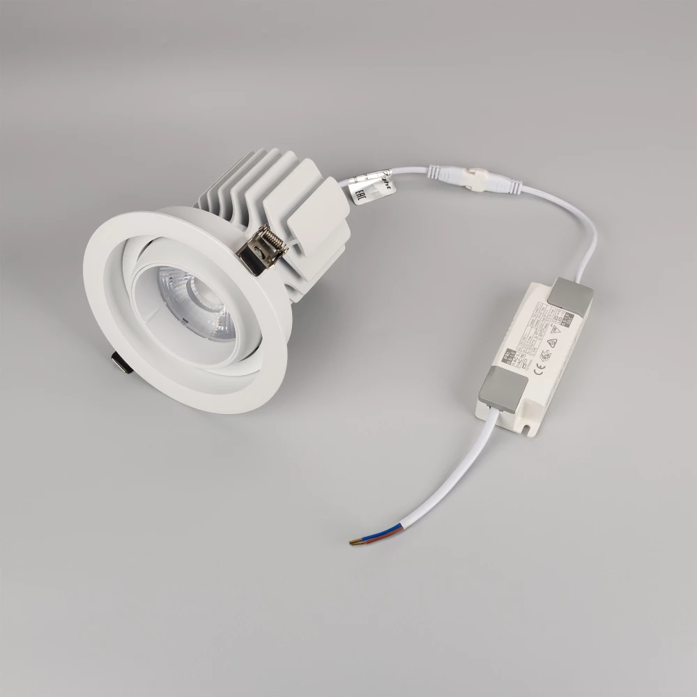 Светильник MS-VORTEX-BUILT-R135-30W Day4000 (WH-WH, 17 deg, 230V) (Arlight, IP20 Металл, 5 лет) 057755 - Viokon.com