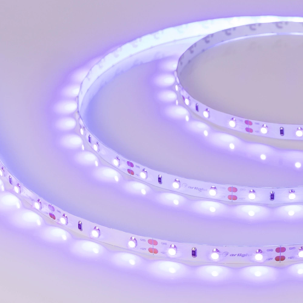 Лента RT-A60-8mm 12V UV400 (4.8 W/m, IP20, 2835, 5m) (Arlight, Открытый) 012813(2) - Viokon.com