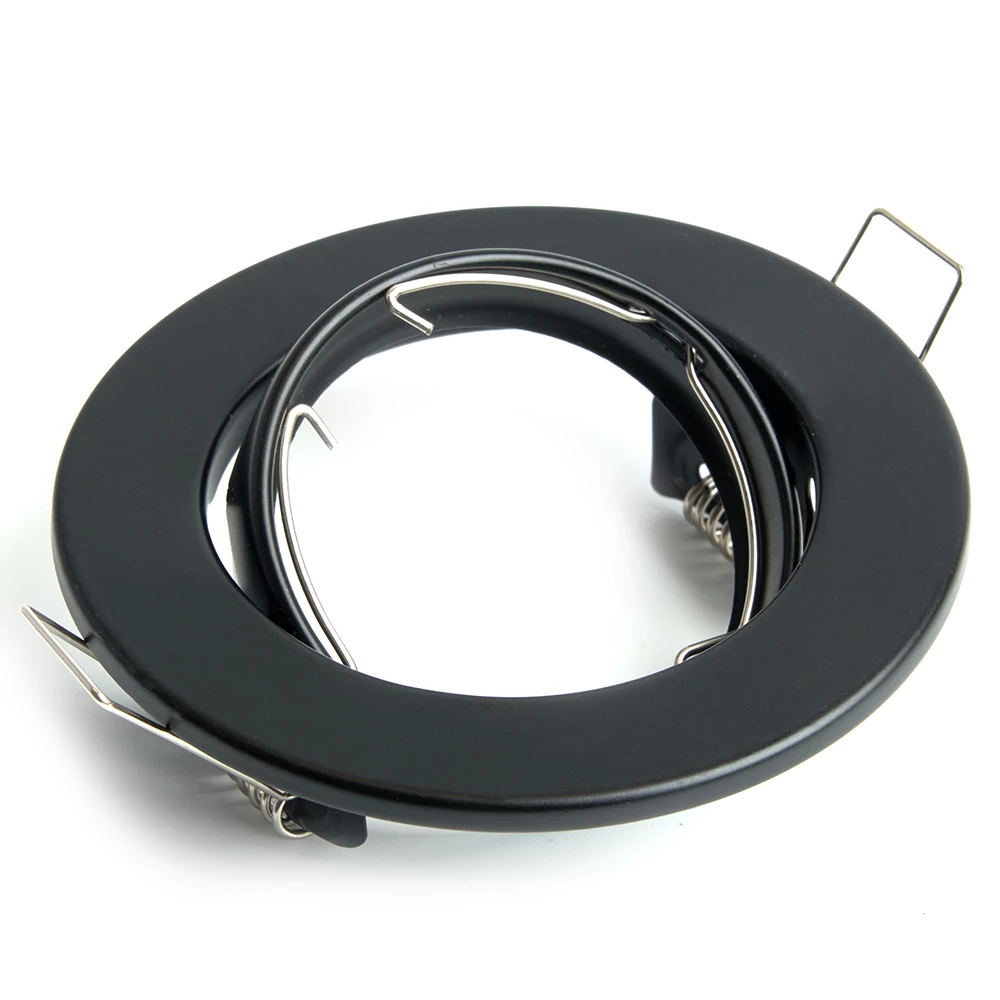 Светильник потолочный встраиваемый Feron DL11 MR16 50W G5.3 чёрный матовый (48466) - Viokon.com