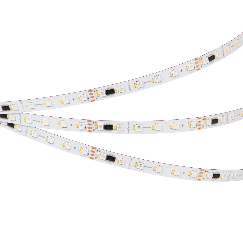 Лента SPI-BA120-12mm 24V RGBW-White-PX6-BPT (16 W/m, IP20, 5060/2835, 5m) (Arlight, бегущий огонь) 040622 - Viokon.com