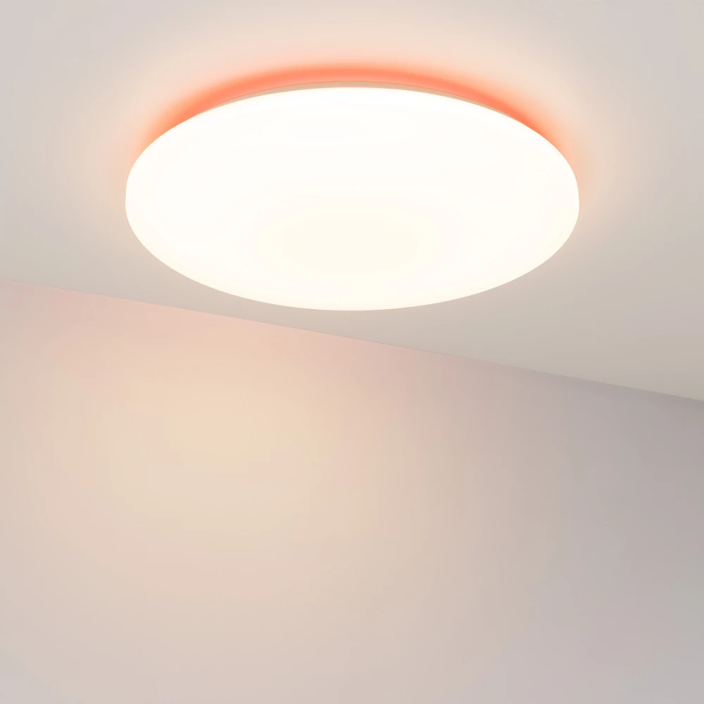 Светильник SP-FAVOR-R600-50W Day4000-MIX-RGB (WH, 100 deg, 230V, Tuya Zigbee) (Arlight, IP54 Пластик, 3 года) 057444 - Viokon.com