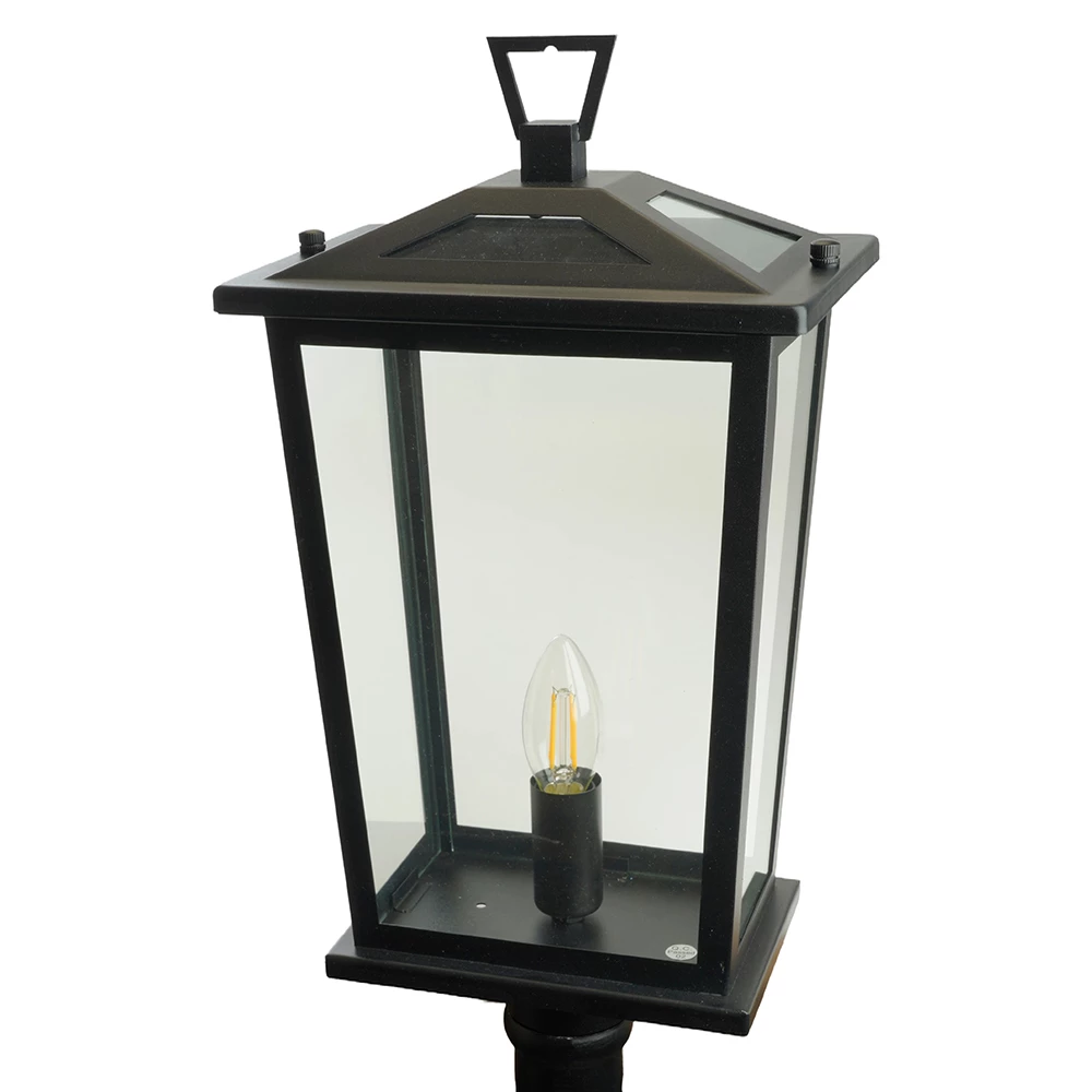 Светильник садово-парковый Feron PL756 столб 60W E14 230V, черный (51282) - Viokon.com