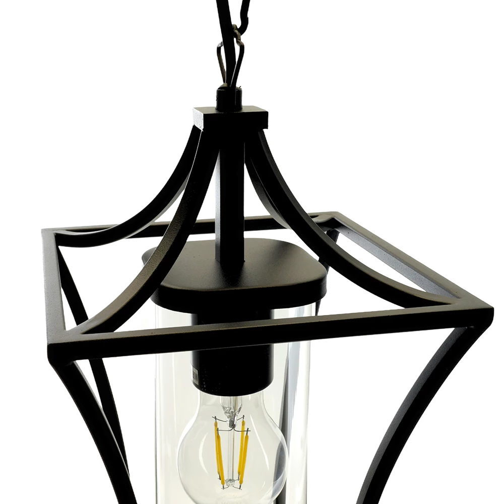 Светильник садово-парковый Feron PL735 на цепочке 60W E27 230V, черный (51271) - Viokon.com