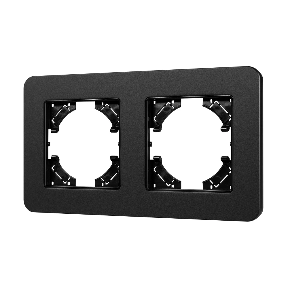 Рамка алюминиевая FRM-AKIRY-SFAL-2-BK (Arlight, -) 049738 - Viokon.com