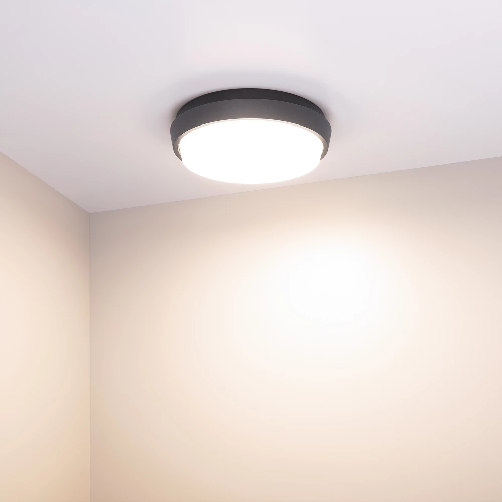 Светильник LGD-GIRO-R175-10W Day4000 (GR, 110 deg, 230V) (Arlight, IP54 Металл, 3 года) 032421 - Viokon.com