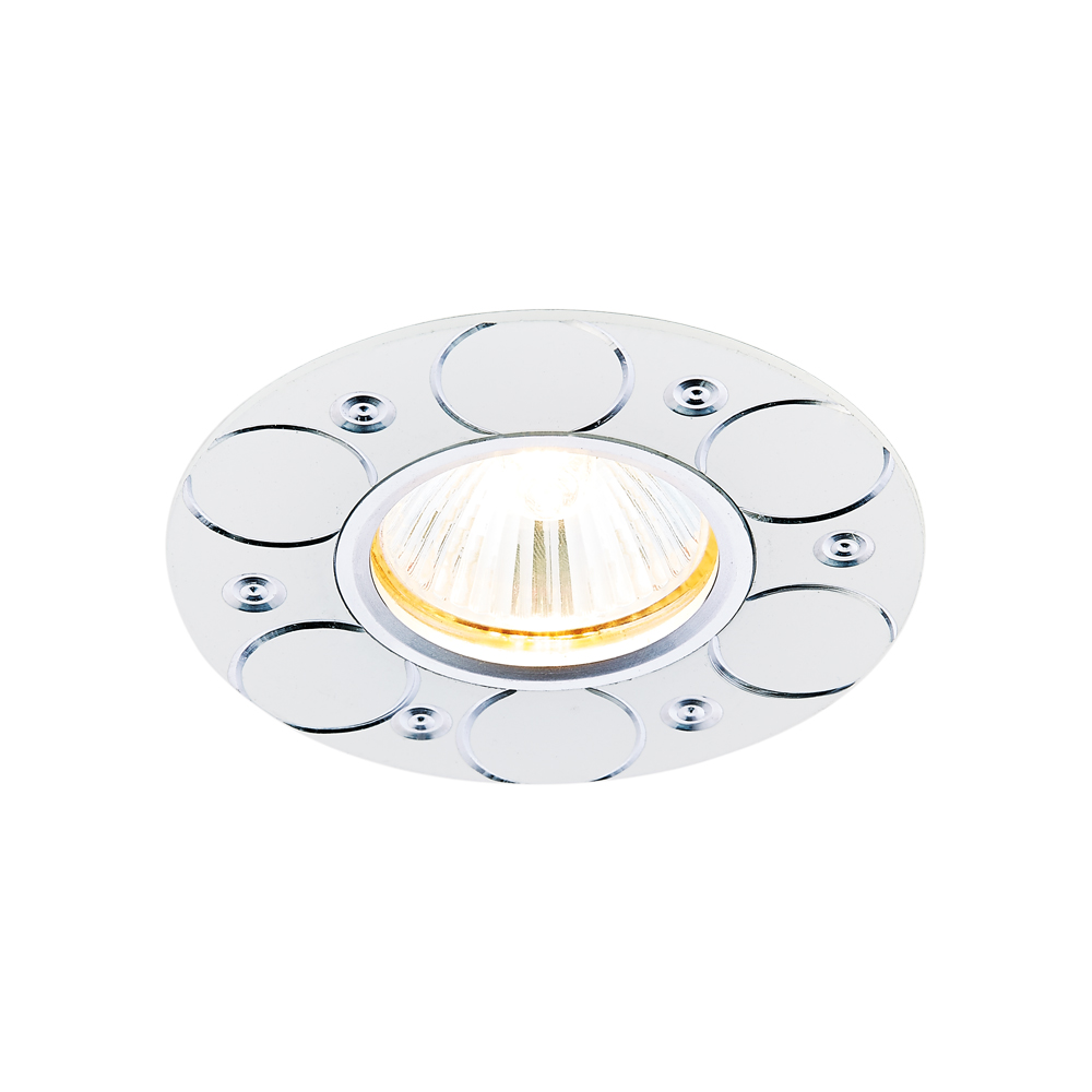 Круглый встраиваемый точечный светильник MR16 A808 W белый MR16 - Viokon.com