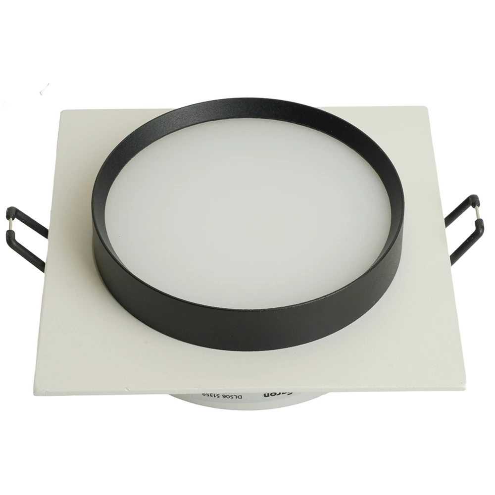 Светильник встраиваемый Feron DL506 потолочный GX53 белый + черный квадрат (51359) - Viokon.com