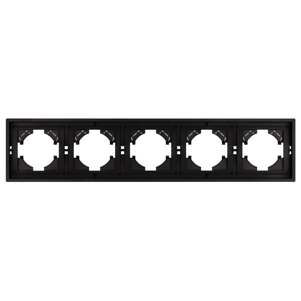 Рамка пластиковая FRM-TENDO-PL-5-BK (Arlight, Черный) 053852 - Viokon.com