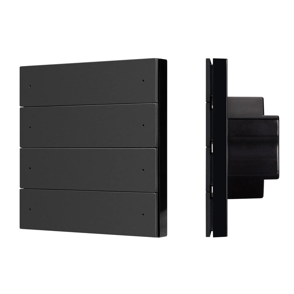 INTELLIGENT ARLIGHT Кнопочная панель SMART-ZB-801-22-1G-8SC-MULTI-IN Black (230V) (IARL, IP20 Пластик, 5 лет) 055484 - Viokon.com