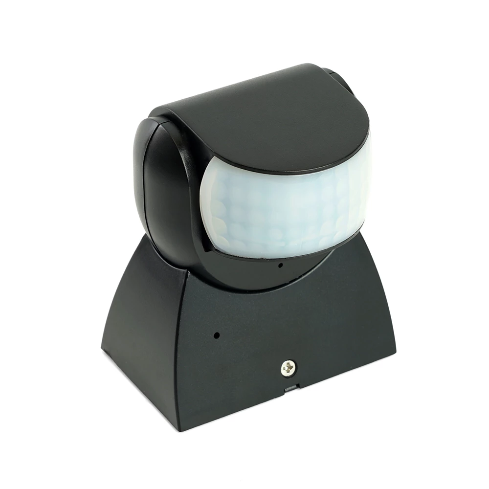 Датчик движения 1200W 12m 180° чёрный, SEN18 (51576) - Viokon.com