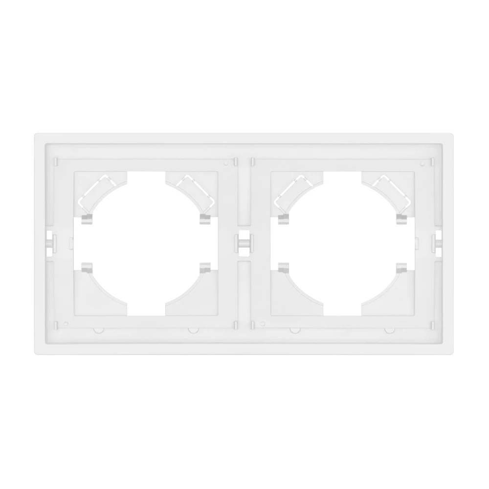 Рамка пластиковая FRM-TENDO-PL-2-WH (Arlight, Белый) 053839 - Viokon.com