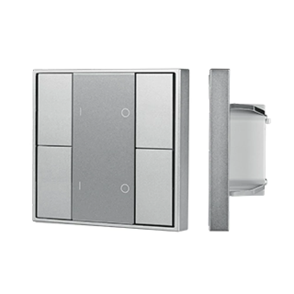 INTELLIGENT ARLIGHT Кнопочная панель DALI-201-23-2G-DIM-DT6-IN Silver (BUS, Frame) (IARL, IP20 Металл, 3 года) 048183 - Viokon.com