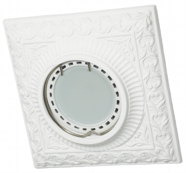 Светильник гипсовый встраиваемый mr 16 Roden RD-125 Wh - Viokon.com