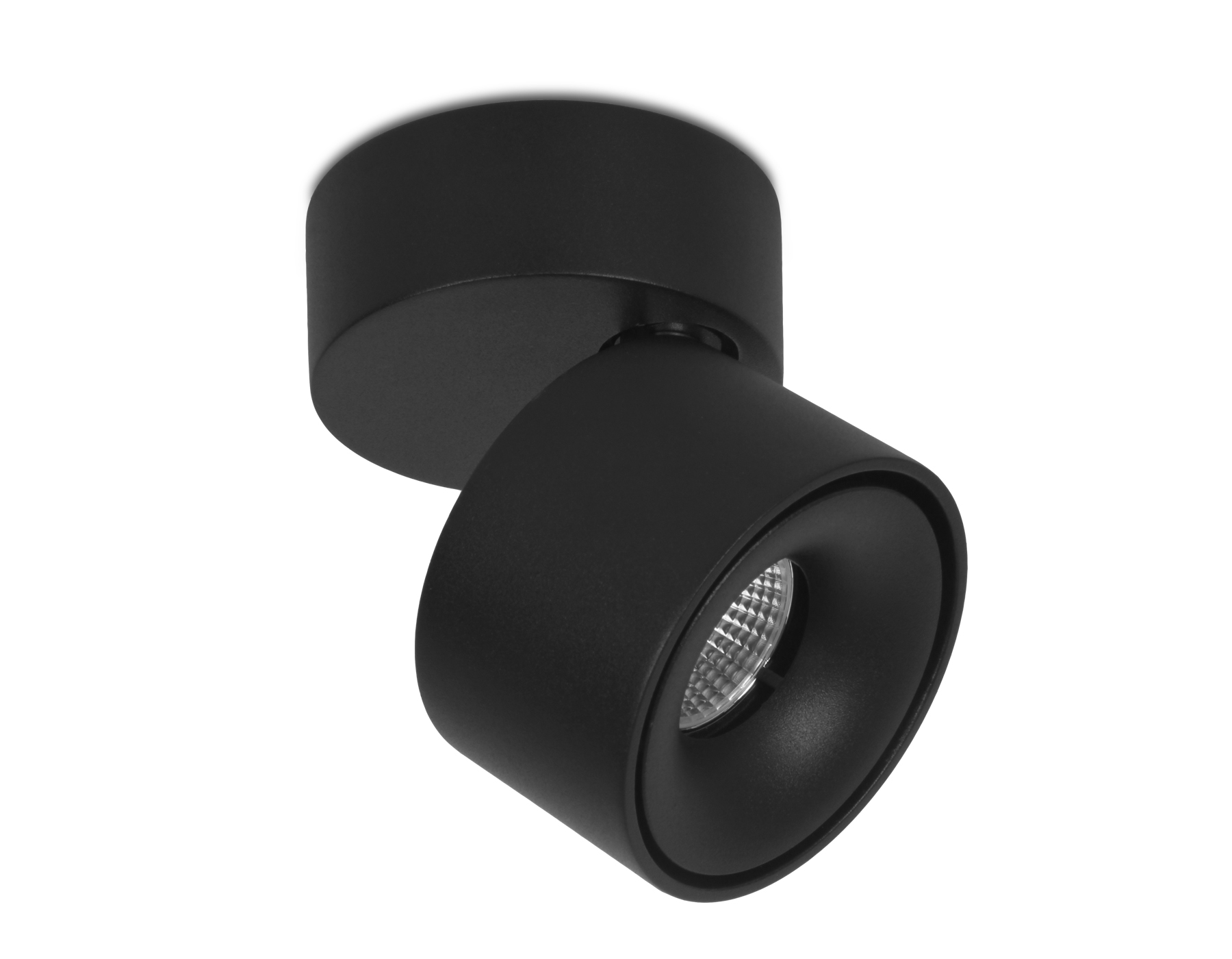 Накладной поворотный светодиодный светильник TN269 SBK черный песок LED 4200K 7W D75*83 - Viokon.com