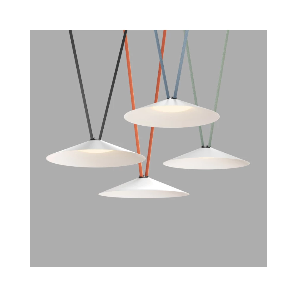 DK5569-WHBK Cветильник для трека-ремня Belty серия Flow со светодиодом D600H122мм 48V DC 24W RA90 120 3000K IP20 белый с черным алюминий - Viokon.com