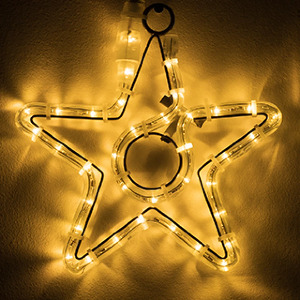 Фигура светодиодная ARD-STAR-M4-200x220-36LED Warm (230V, 2.5W) (Ardecoled, IP65) 034250 - Viokon.com