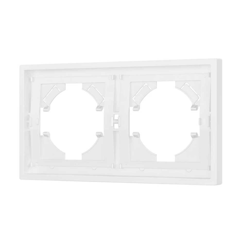 Рамка пластиковая FRM-TENDO-PL-2-WH (Arlight, Белый) 053839 - Viokon.com