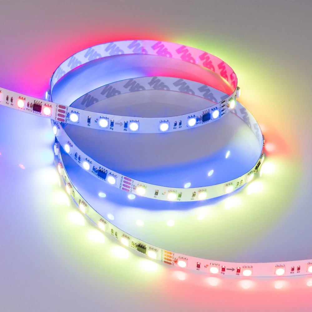 Лента DMX-B60-10mm 24V RGB-PX6 (15 W/m, IP20, 5060, 5m) (Arlight, -) 033448 - Viokon.com