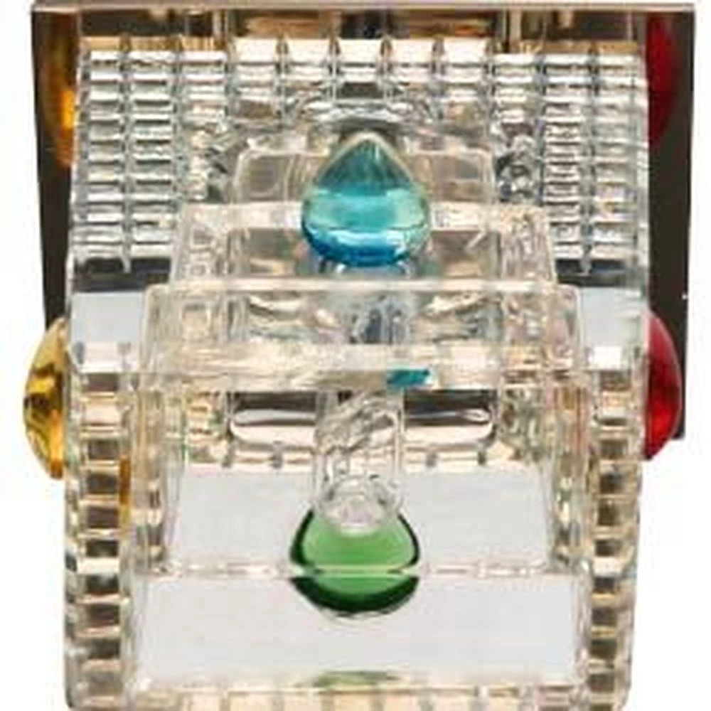 Светильник потолочный,JC 20W G4, прозрачный,золото, с лампой, CD2815 (28144) - Viokon.com