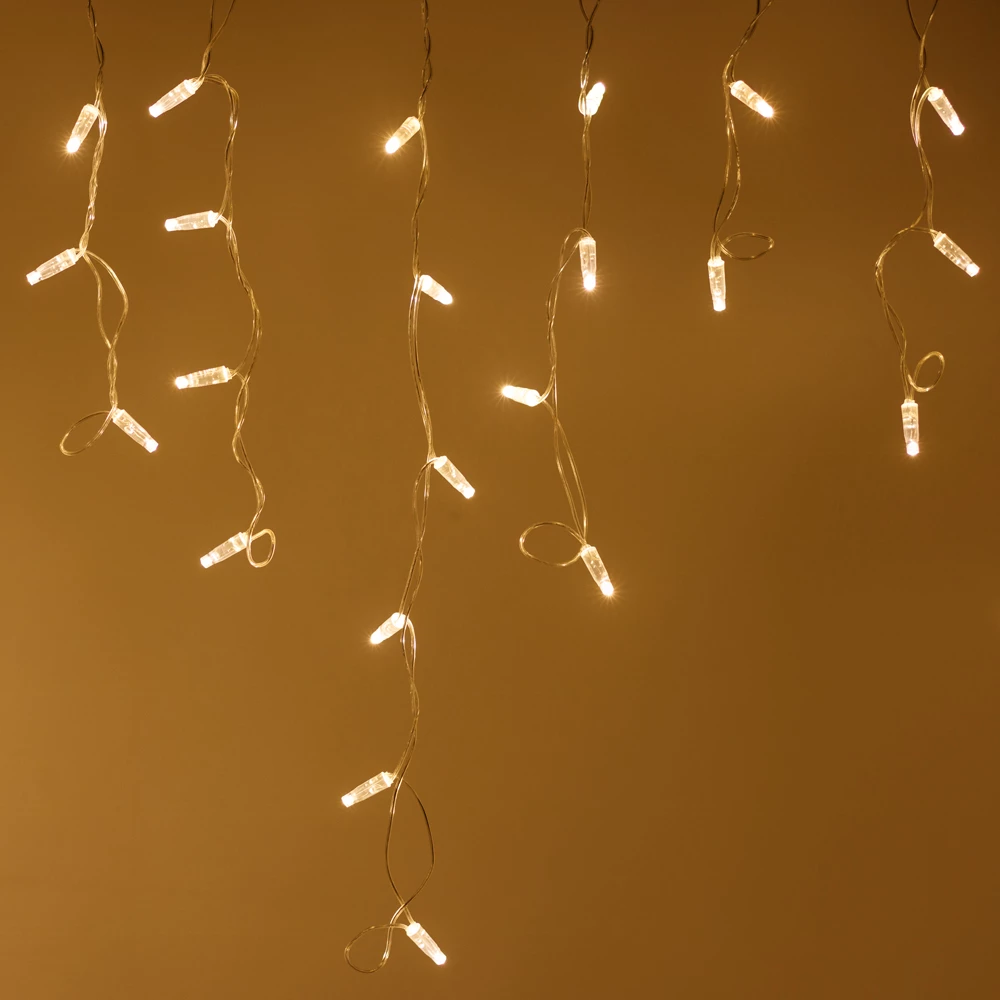 Светодиодная гирлянда ARD-EDGE-CLASSIC-2400x600-CLEAR-88LED-FLASH WARM (230V, 6W) (Ardecoled, IP65) 026005 - Viokon.com