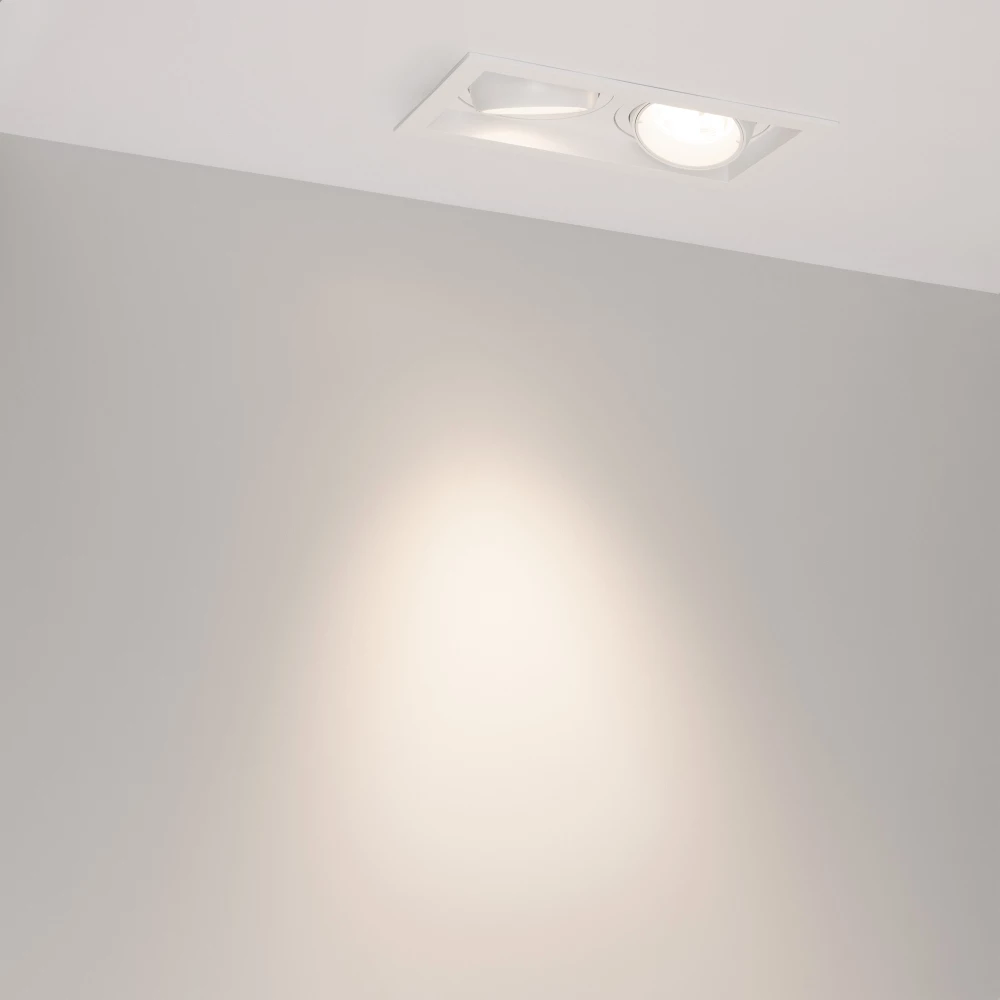 Светильник MS-VORTEX-BUILT-S210x117-2x20W Day4000 (WH-WH, 40 deg, 230V) (Arlight, IP20 Металл, 5 лет) 057768 - Viokon.com