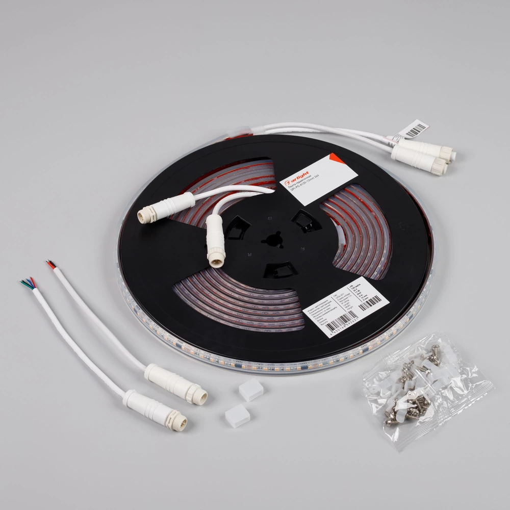 Лента герметичная SPI-PS-A120-12mm 24V Warm3000-PX6-BPT (11 W/m, IP67, 2835, 5m) (Arlight, бегущий огонь) 049447 - Viokon.com