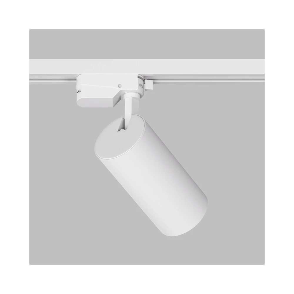 DK6453-WH Трековый светильник SOLID KOPER 145мм d70 220V LED 3000K 24W IP20 белый алюминий - Viokon.com