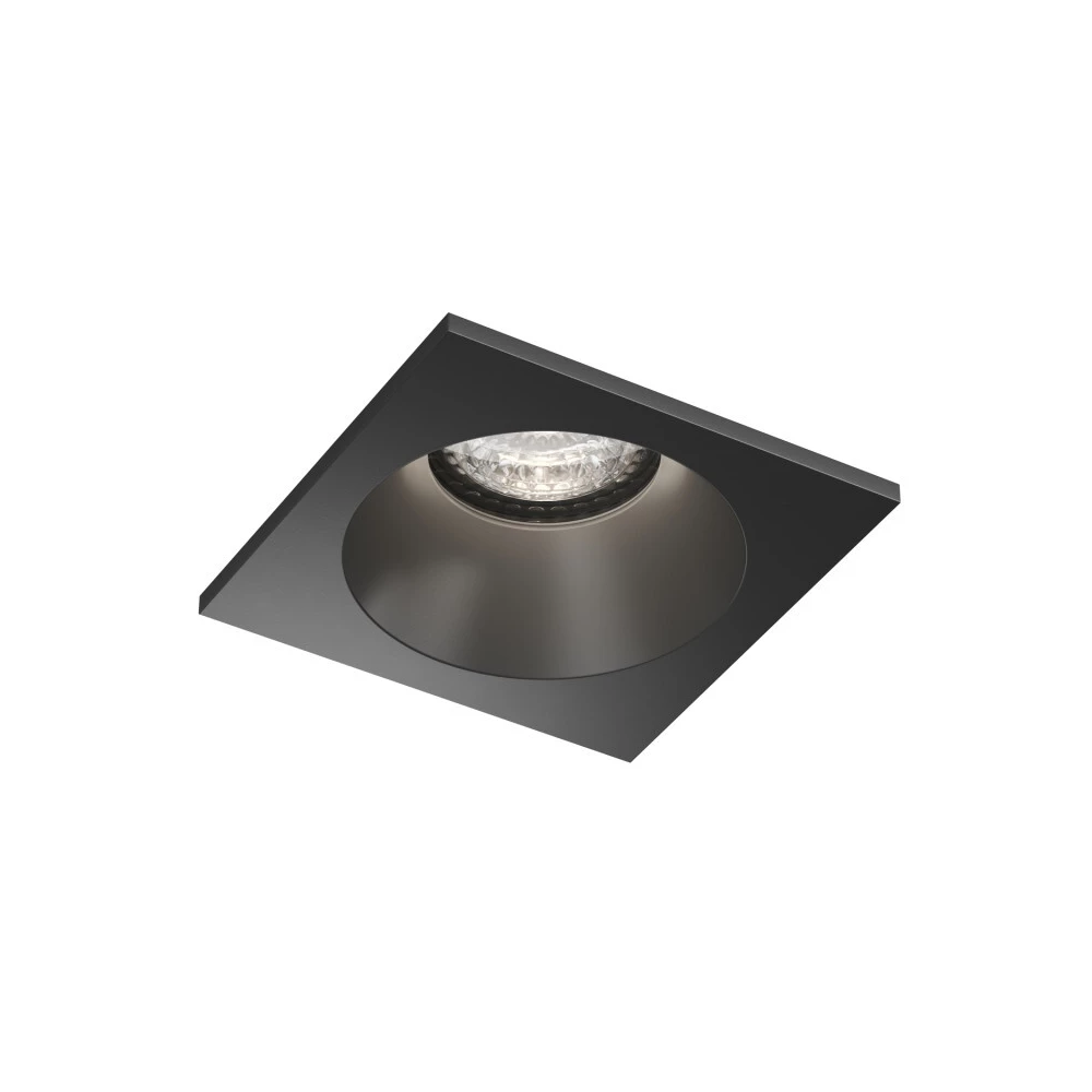 DK2131-BK Встраиваемый влагозащищнный светильник COVE IP44 до 15 Вт LED GU10 алюминий чрный - Viokon.com